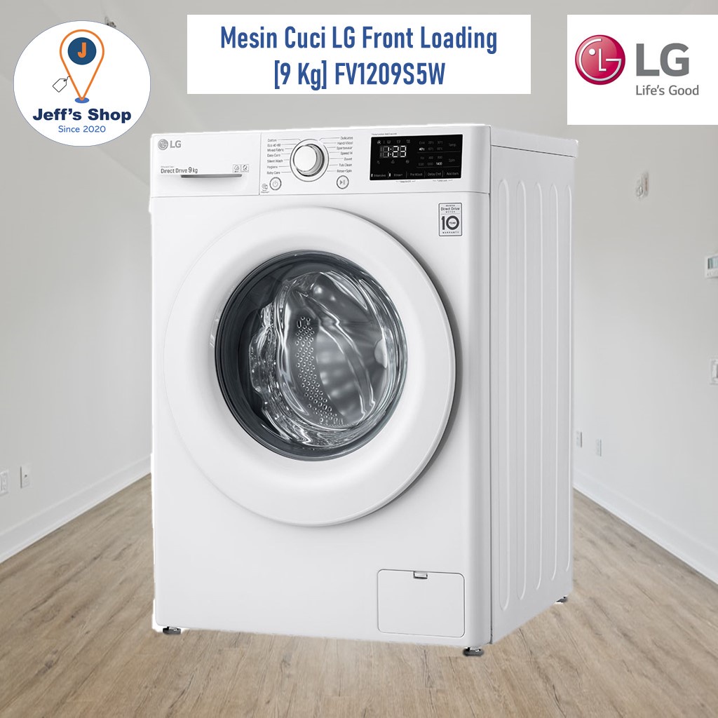 Mesin Cuci LG Front Loading [9Kg] FV1209S5W