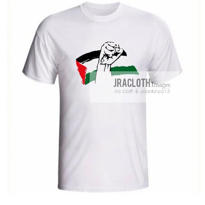 TERLARIS KAOS SHIRT BAJU BENDERA LOGO PALESTINA SAVE PALESTINE COMBED TERBARU