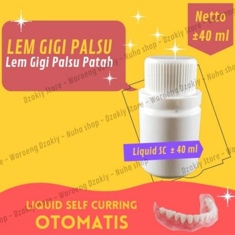 Terjangkau - Lem Gigi Palsu Tahan Lama Permanen Lem Gigi Patah Lem Gigi Serbuk Lem Gusi Palsu Patah 