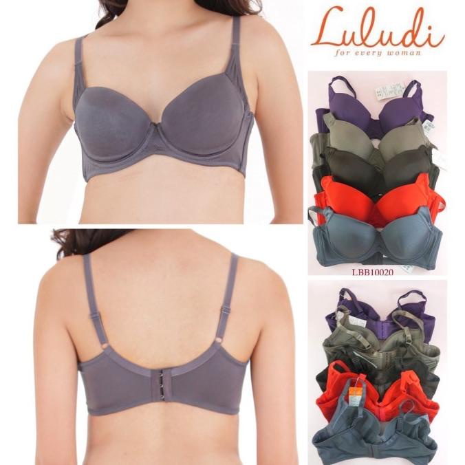Bra Wanita Kawat Busa Tipis Full Cup LULUDI by WACOAL Polos LBB10020