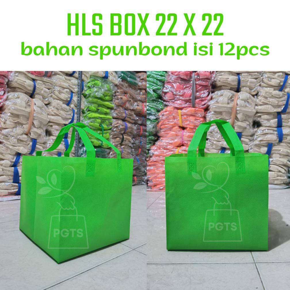 

Berkualitas! Tas kotak hajatan handle lipat samping box nasi 22 x 22 kotak snack isi (12pcs) !!