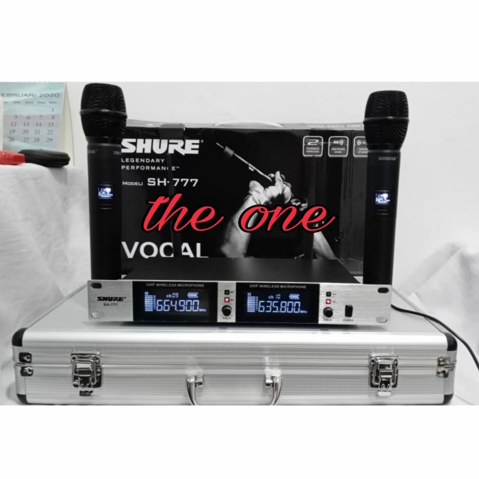 mic wireless shure SH777 / SH 777 handle