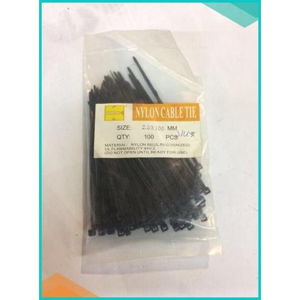 

Kabel Tis Kabel Ties Insulock 100cm 10mm Cable Tie Insulok Hitam Nylo