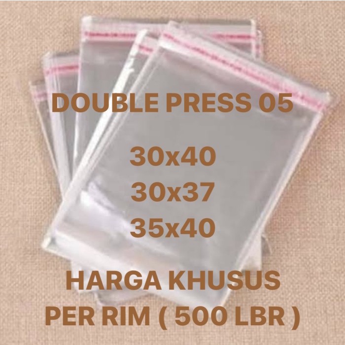 

Promo 500 Pcs 1 Rim Plastik Opp 05 Baju Hijab 30X37 30X40 35X40 Terbaru