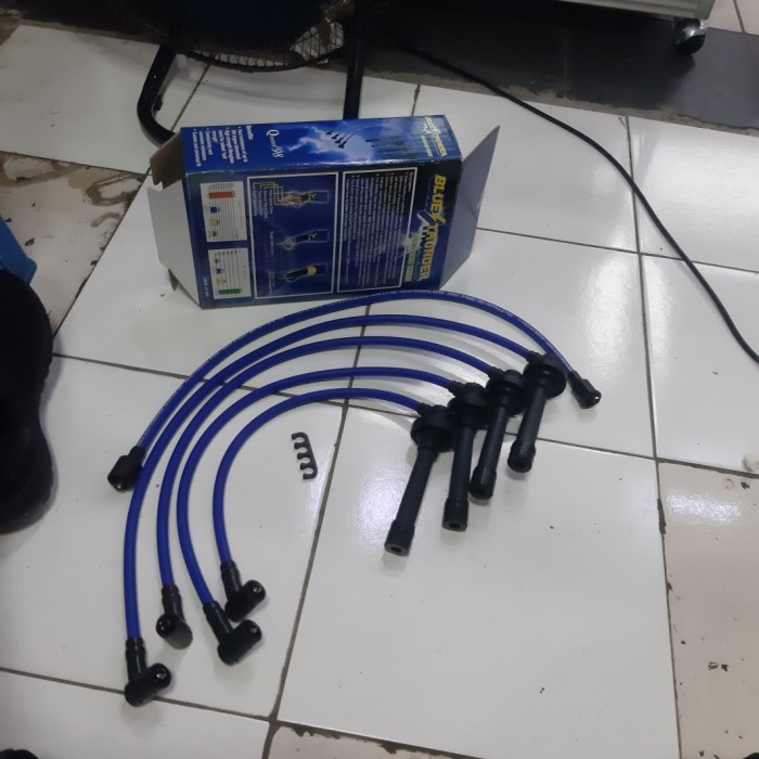 Kabel Busi Ferio Genio Civic Crv Bluethunder Usa Racing Biru Blue Kode Hm103
