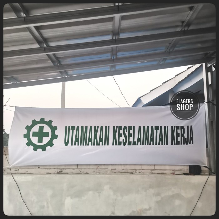 Murah Spanduk Keselamatan/Spanduk K3 1X3 Meter