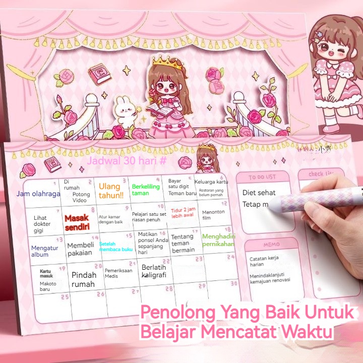 

Cod252 Pcs Gift Set Diary Book Journaling Kit Cute Diary Book Set Korea Style Cute Stiers Set Lucu