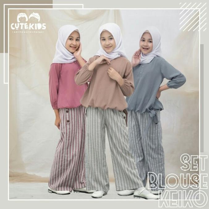 set blouse keiko anak cutekids