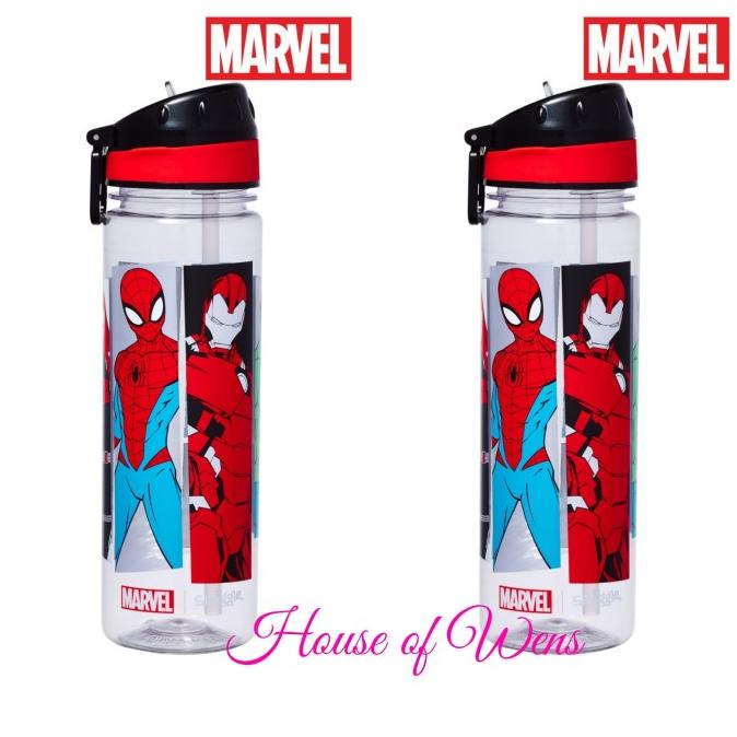 Terbaik Smiggle Marvel Drink Up Bottle Original - Botol Minum Smiggle Berkualitas
