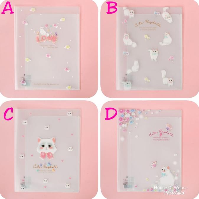 

Ready Cute Ragdoll Cat 6 Pockets File Folder A4 - Tempat File Lucu Stok Terbatas