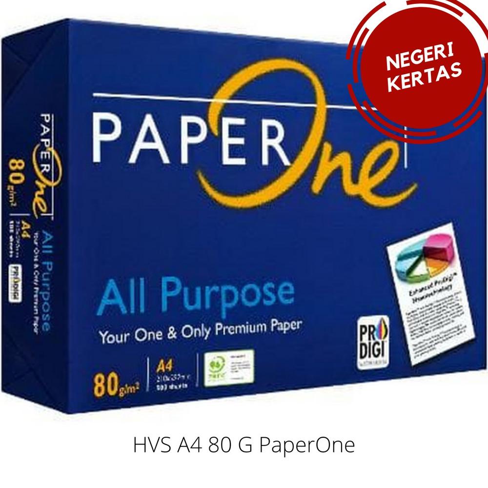 

Trendy Kertas HVS A4 80 gr PaperOne .,
