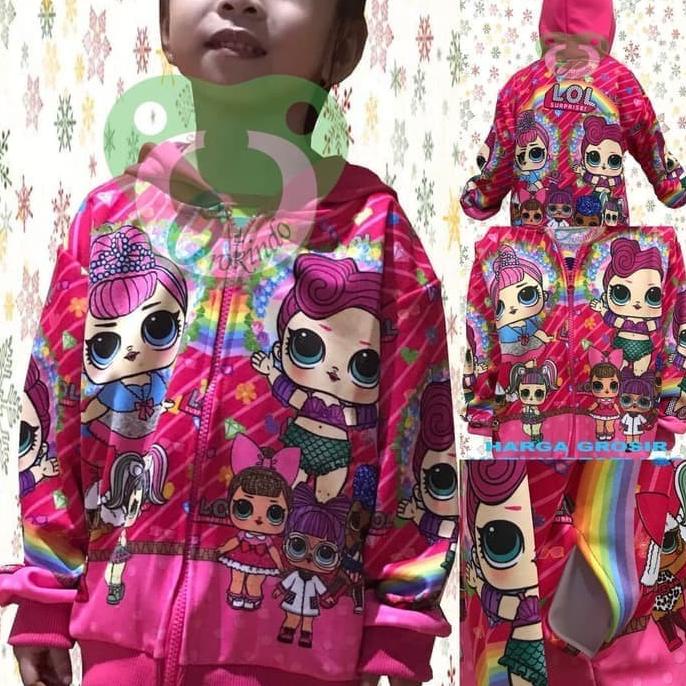 Baju Jaket Anak Perempuan LOL Suprise *UKURAN S dan M | 1 J-045