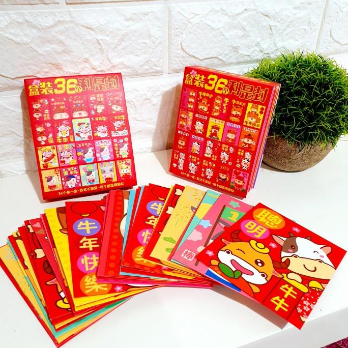 

din GROSIR Angpao Imlek isi 36 Murah Angpau Kerbau Premium Ampau Sincia