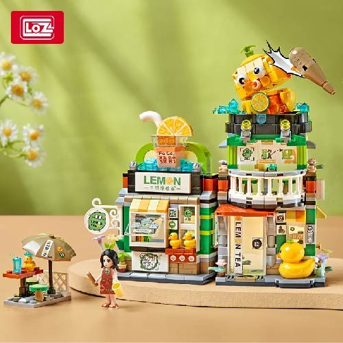 BLOCK CITY LOZ NANO BLOCK SERI MAKANAN STREET FOOD SERIES
