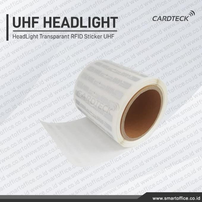 UHF Sticker HeadLight Transparant ElectroStatic RFID Sticker Label UHF