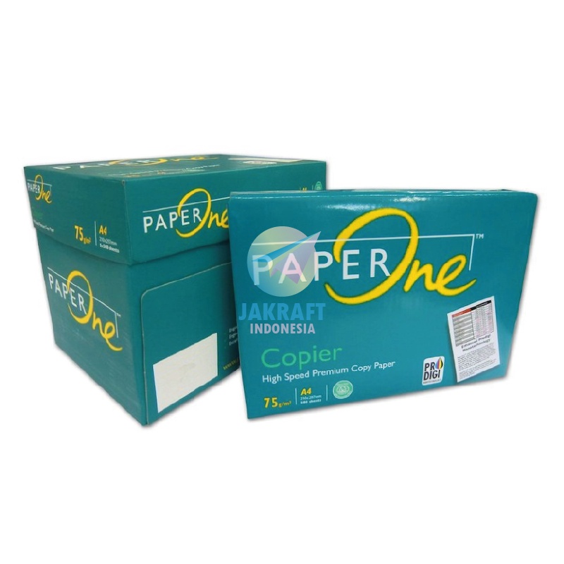 

(2500 Lembar) Kertas Hvs A4 75 (70) Gsm Gram Rone R One Putih Print Fotocopy