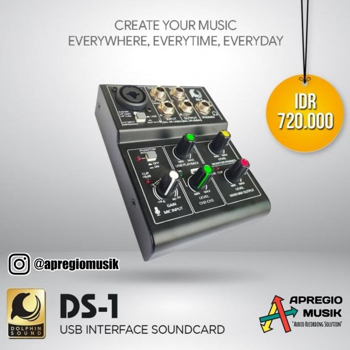 Soundcard DS1 DS 1 Ds-1 MK2 Dolphin sound ISK original
