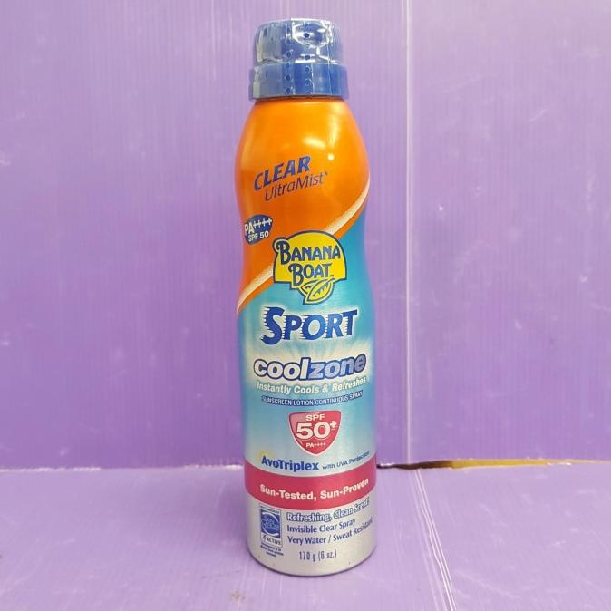 Sunblock Banana Boat Coolzone Spf 50 Sunscreen Spray