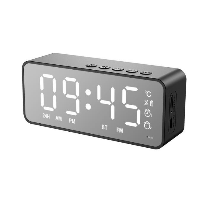 Speaker Bluetooth G-50 Wireless Jam Alarm Beker Led Layar Waktu Mini