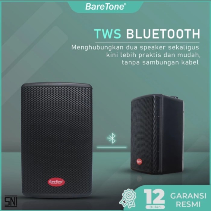 New Speaker Portable Baretone Max10He / Max 10He / Max 10 He Bluetooth-Tws Ori