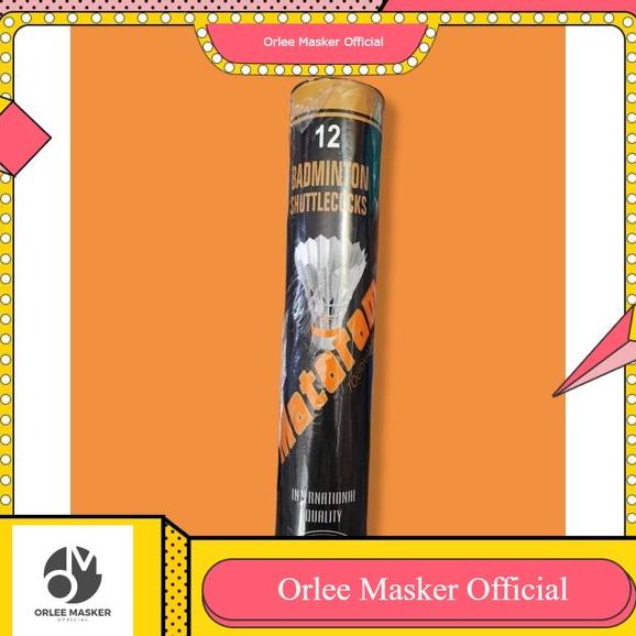 Kok Bulu Tangkis/Shuttlecocks/ Kok Badminton 1 Lusin (12Pcs) Mikros, Kok Bagus 1 Lusin Baru