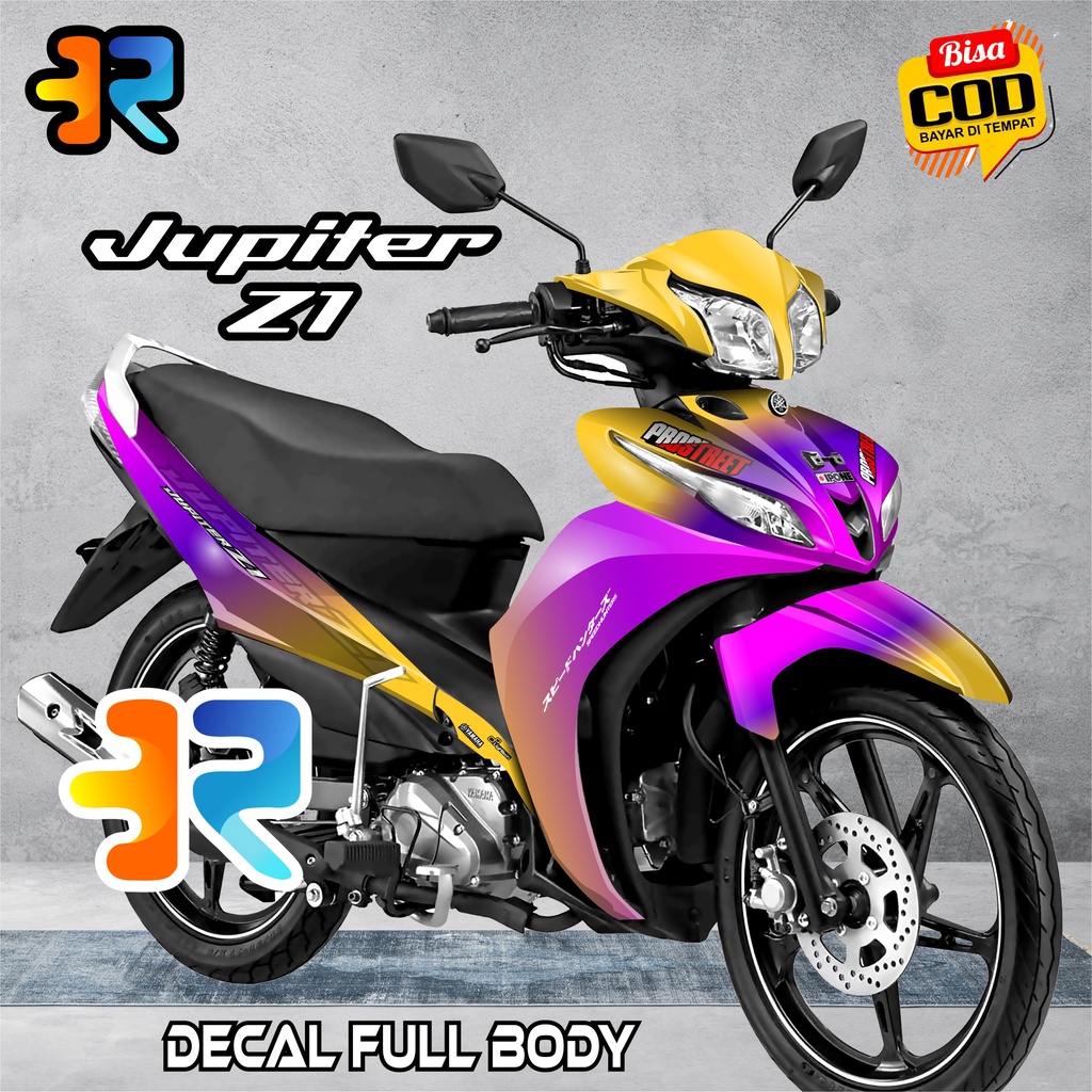 Decal Jupiter Z1 Stiker Full Body Desain Bunglon