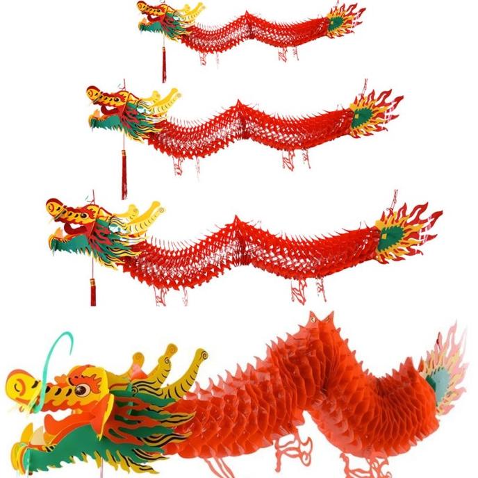 

Naga 5M 2M Naga Gantung Plastik 3D Dekorasi Imlek Outdoor Murah Grosir Original
