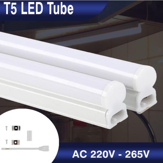 Lampu TL Non T5 LED Tube Lampu T5 LED 5W 30cm 10W 60 cm - Putih, 30 cm
