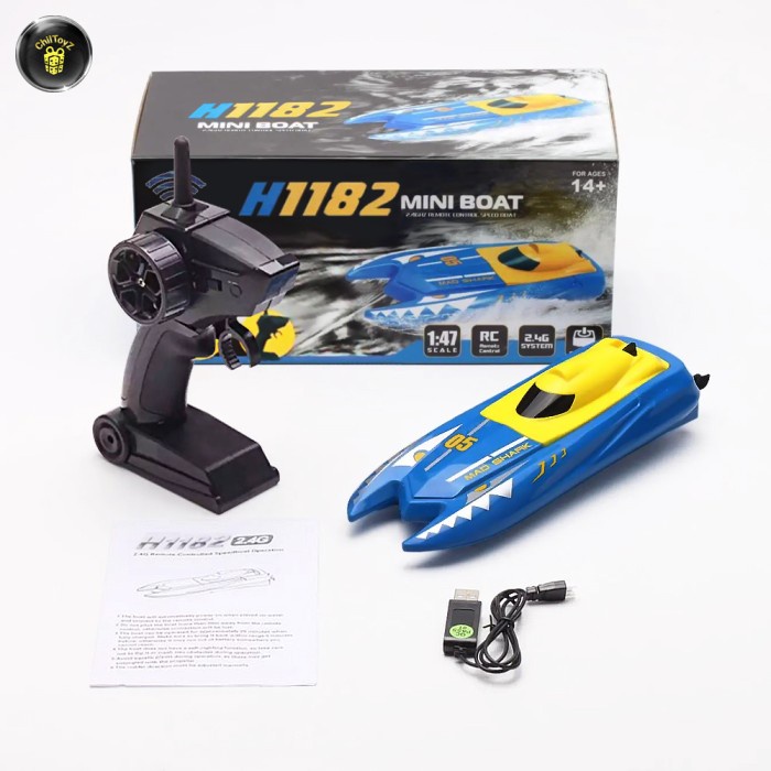 Promo Mainan Remote Control Speed Boat Rc Kapal Perahu Cepat Remot Kontrol