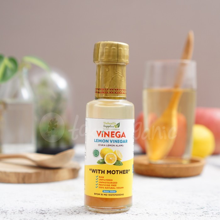 

Terlaris Lemon Vinegar, Cuka Lemon Alami With Mother 100ml(BOTOL KACA)-DeHealth SALE