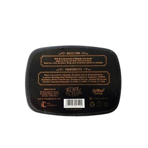 Hair Wax Pomade - Black Friday Premium Hair Pomade Water Based 85Gr / Hair Wax Ready