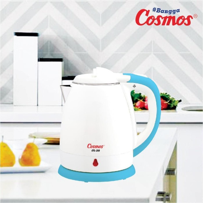 TERLARIS teko listrik cosmos 1.2L /TEKO LISTRIK/PEMANAS AIR/KETEL PEMANAS AIR