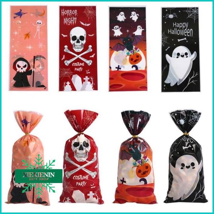 

XIEXIENIN Kantong Permen Halloween isi 50 Candy Bag Souvenir Bag Haloween Murah