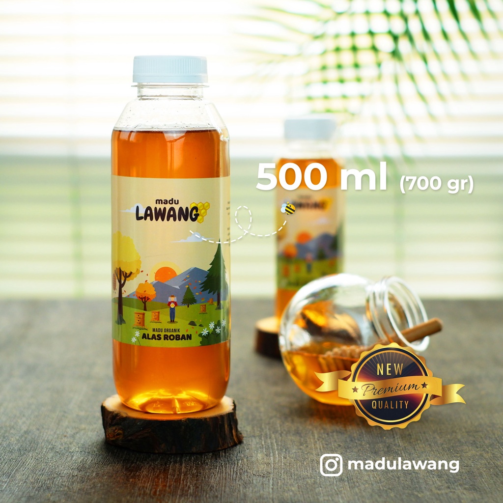 

Madu Lawang - Madu Multifloral Asli Super Premium Alam Alas Roban Pure Raw Honey 250 ml