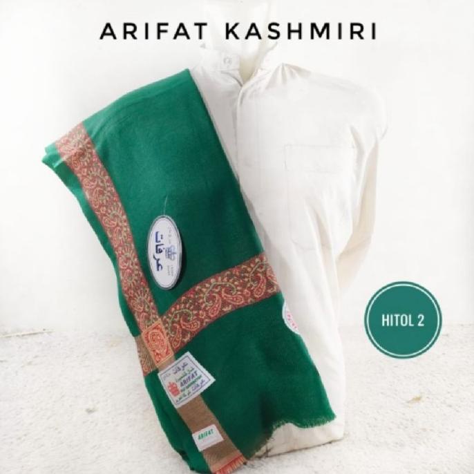 sorban kashmiri shawl hijau