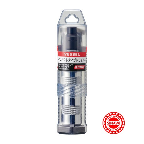 Promo Vessel No 250001 Impact Driver/ Obeng Ketok Set (4 Bits) Made In Japan