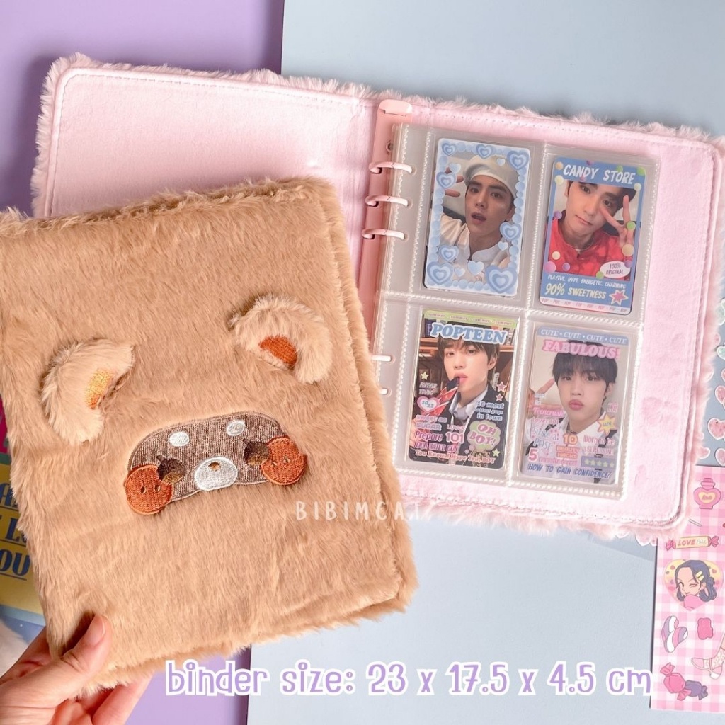 

(A5 Size) Binder Photocard A5 Fluffy Edition