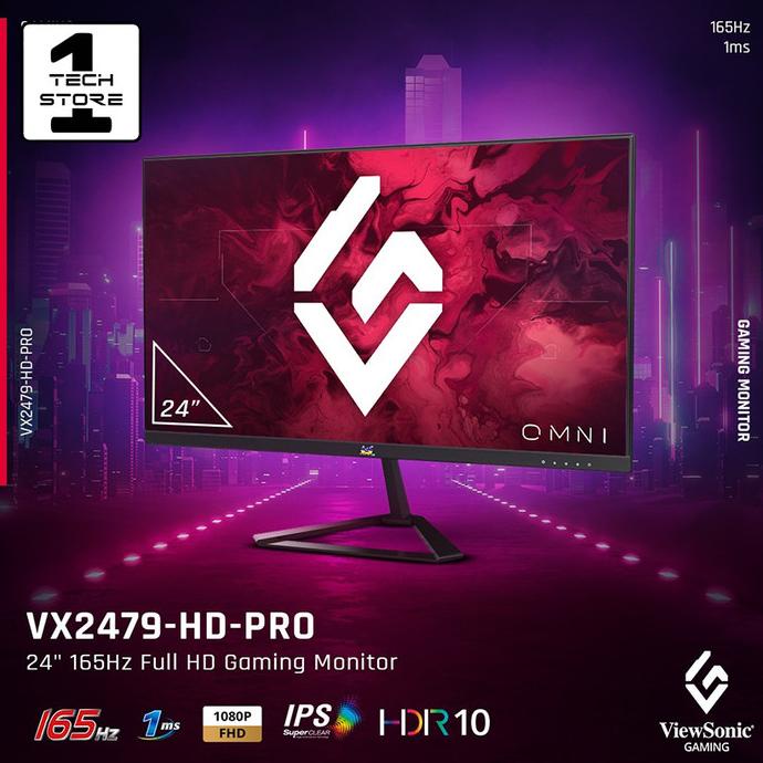 Monitor Gaming 24" Viewsonic Vx2479-Hd-Pro |165Hz |Hdr10 |1Ms |Ips Malaikaer