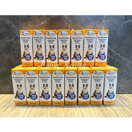 Best Life 4pets Breath Easy Untuk Masalah Pernapasan Kucing 450 pills