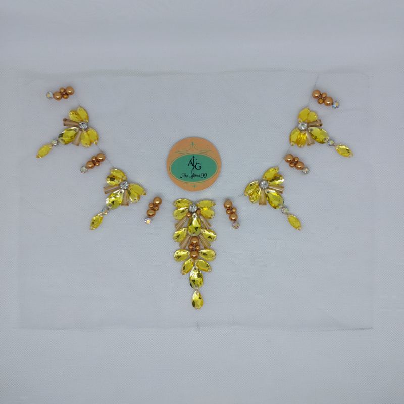 Payet Mutiara/Payet Rangkai Leher/Payet Mutiara Diamon Sintetis Berat Resin/Manik-Manik Aksess Busan