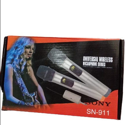 Mic wireless universal Sony SN-911 microphone tanpa kabel