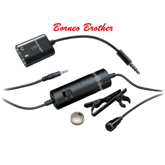 Mic Clip On Condenser Audio Technica ATR3350xiS ATR 3350 xiS Original