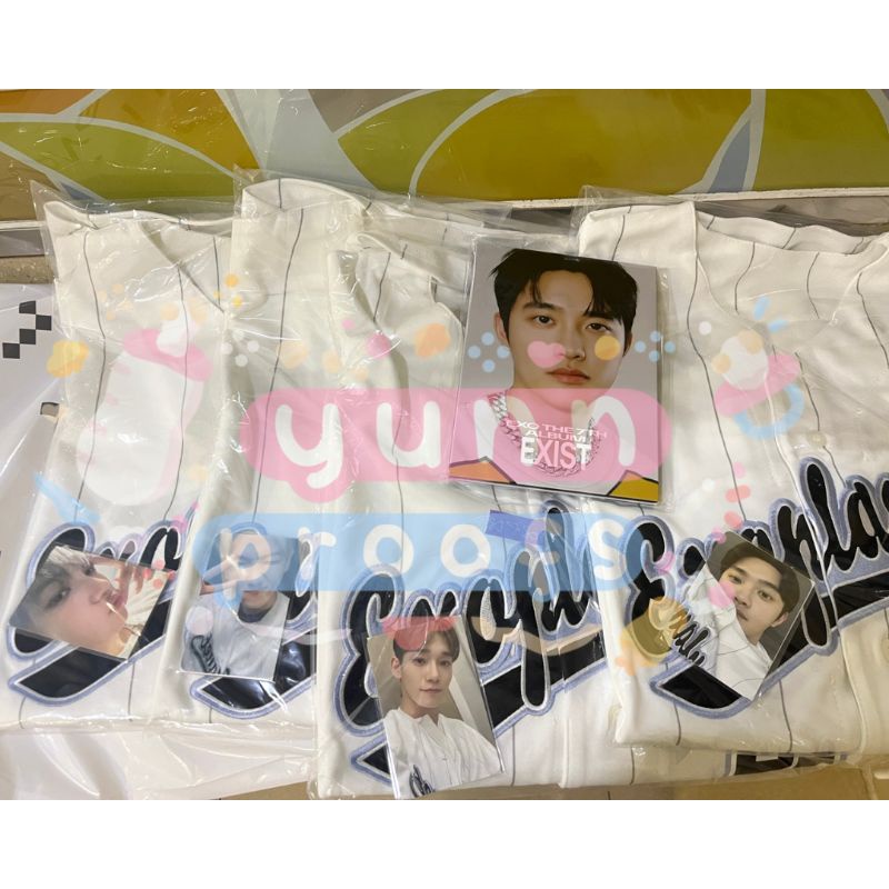 (BOOKED) JASTIP MD BASEBALL UNIFORM EXO CREAM SODA