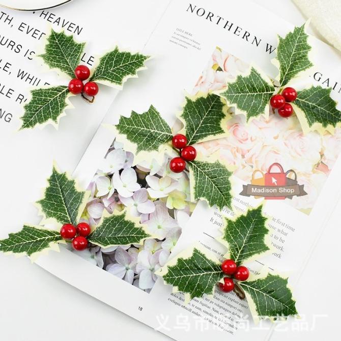 

Daun Hijau Cherry Dekorasi Parcel Murah Hiasan Kado Parcel Natal Murah Terbaik