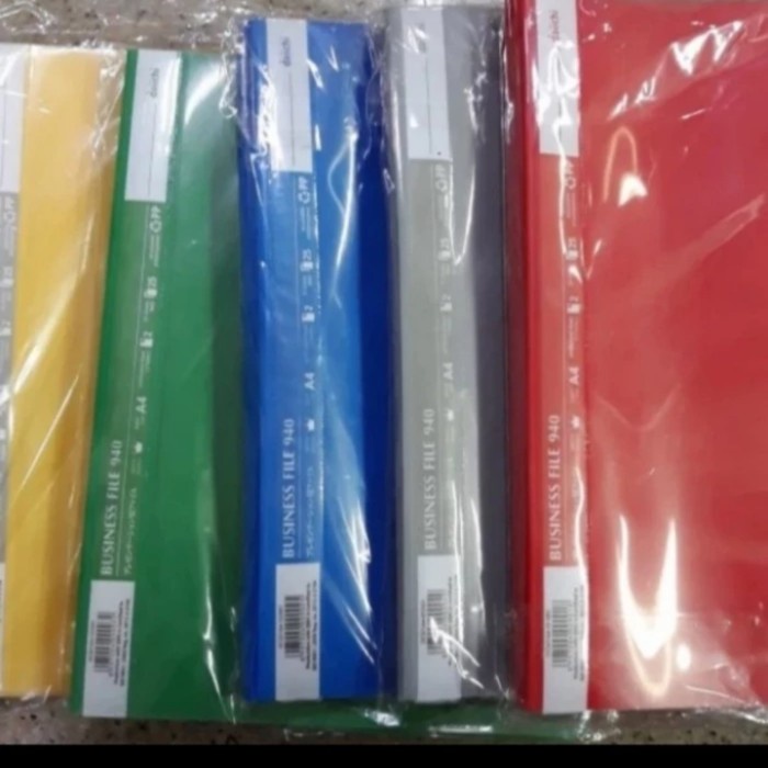 

For Sale Map Business File Snelhecter Folio (F4) Dachi /Map Plastik 1 Pak 12Lbr Diskon