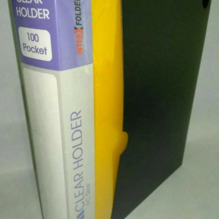 

Baru Clear Holder/Dokumen Keeper/Display Book Folio 100 Pocket Interx Murah