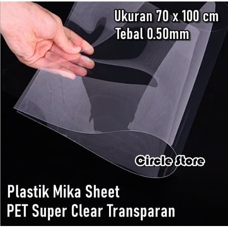 

Baru Plastik Mika Pet Super Clear Sampul Agenda 70Cm X 100Cm Tebal 0.5Mm High Quality