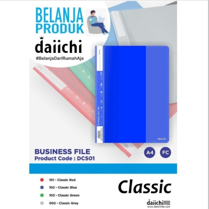 

New Daiichi Business File A4 / Folio (Isi 12) Murah