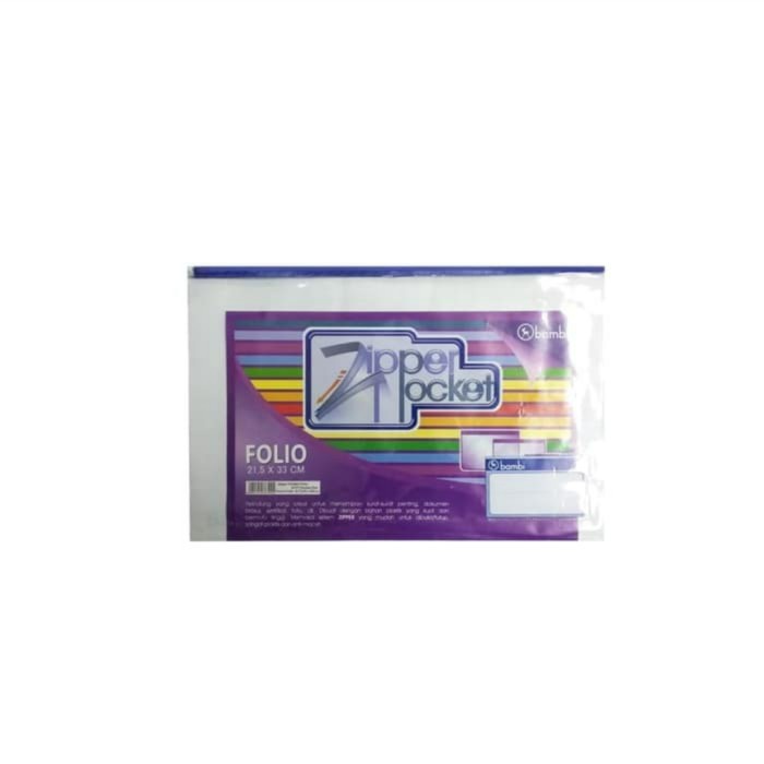 

Baru Map Zipper Pocket F4 Fc Folio Bambi / Pelindung Dokumen F4 Folio New Original
