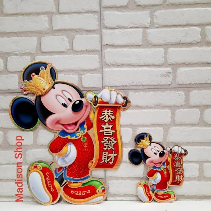 

Tempelan Stiker Mickey Mouse Kecil 2020 Hiasan Dekorasi Tikus Imlek Original